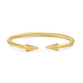 ✨Stainless steel Gold Braided Nail Adjustable Cuff Bracelet ✨